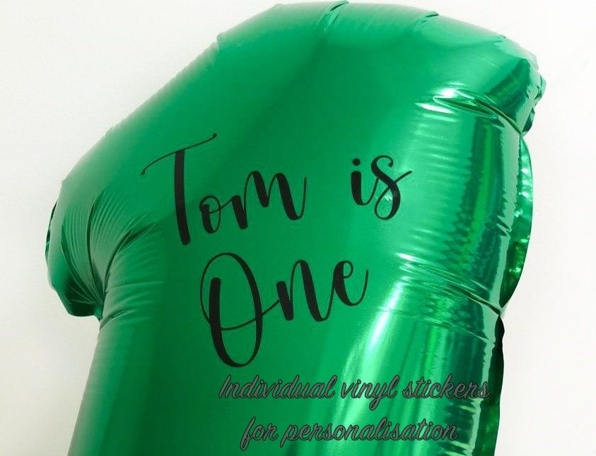 Balloon Sculpture Football Black vinyl Stickers