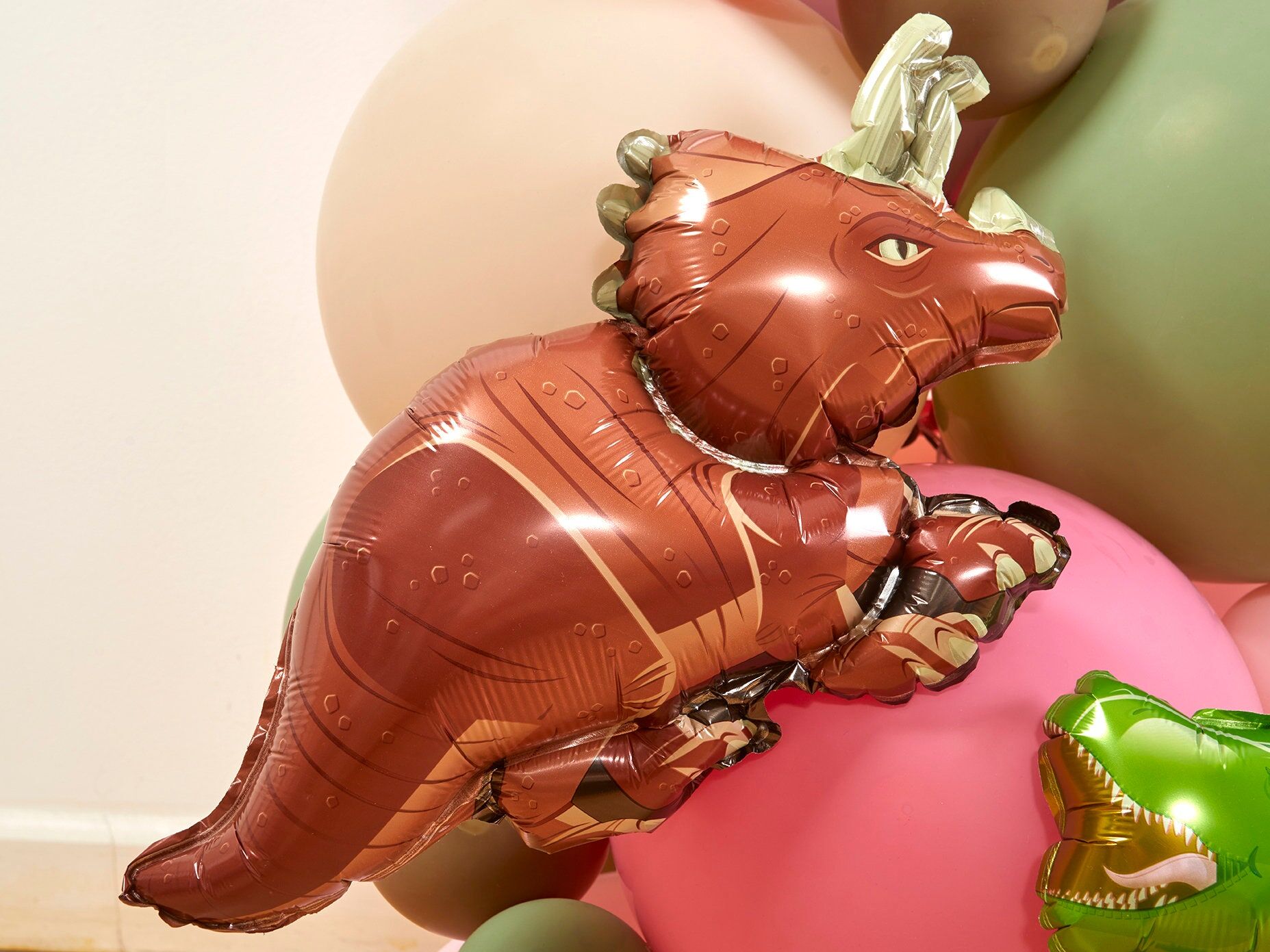 Pink Dinosaur Balloon Sculpture dinosaur foil balloon