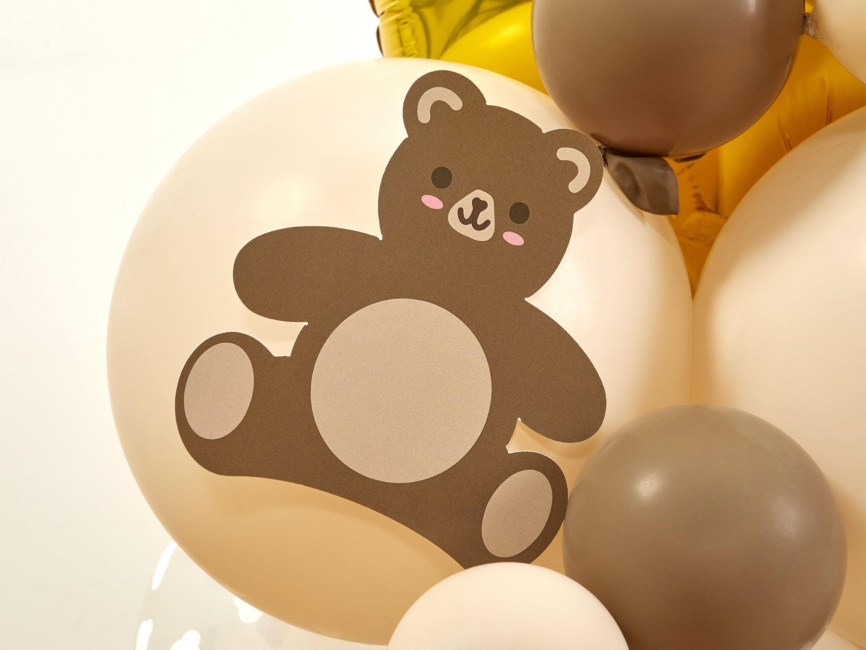 Teddy Bear First Birthday Balloon Sculpture Teddy Bear Cutouts