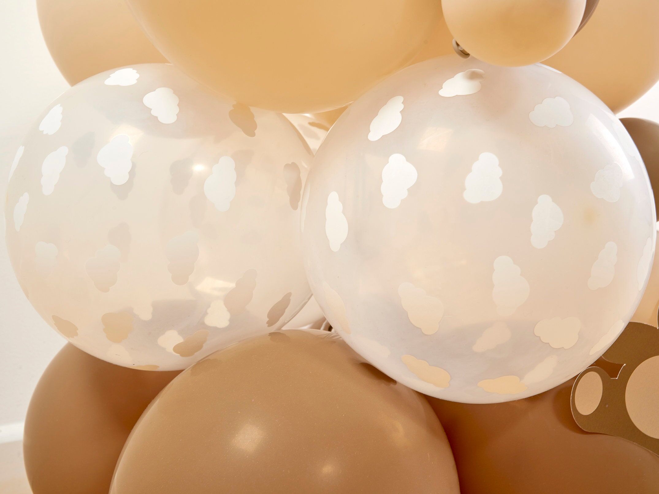 Teddy Bear First Birthday Balloon Sculpture Clouds Balloon