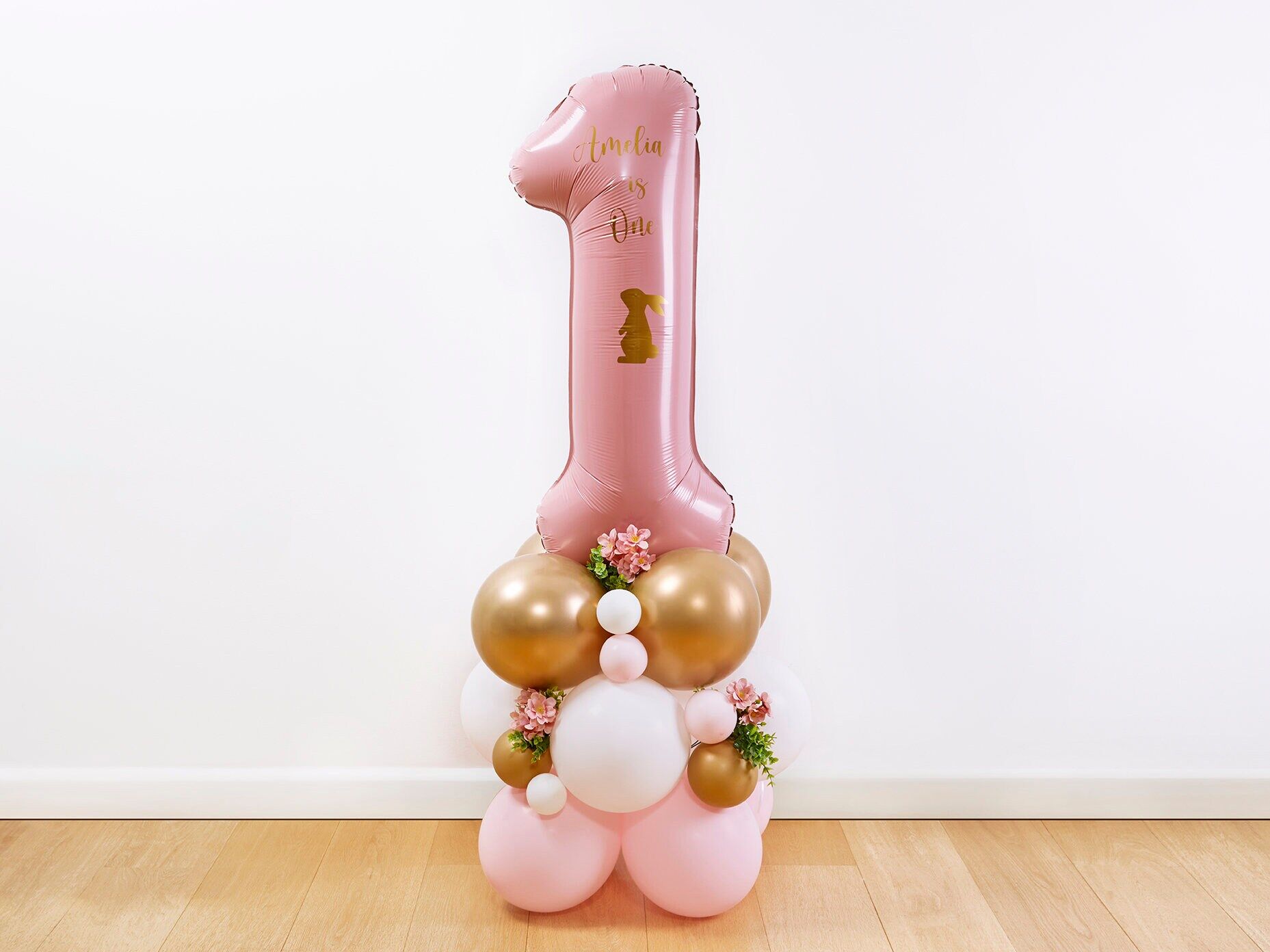 Bunny Pink Balloon Sculptures