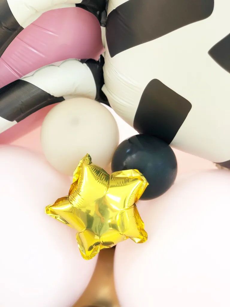 Zebra Balloon Sculpture Foil Balloon Details