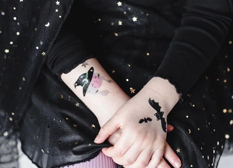 Halloween Stickers Halloween Cute Tattoos for kids