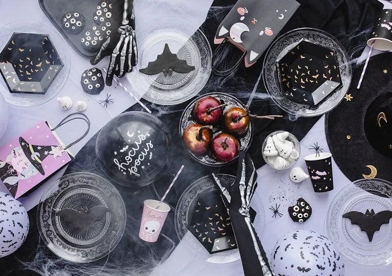 Halloween Cute Cat Face Halloween Party Tableware