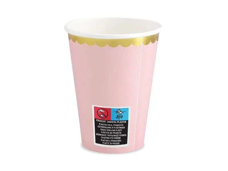 Pink Pastel Paper Cups