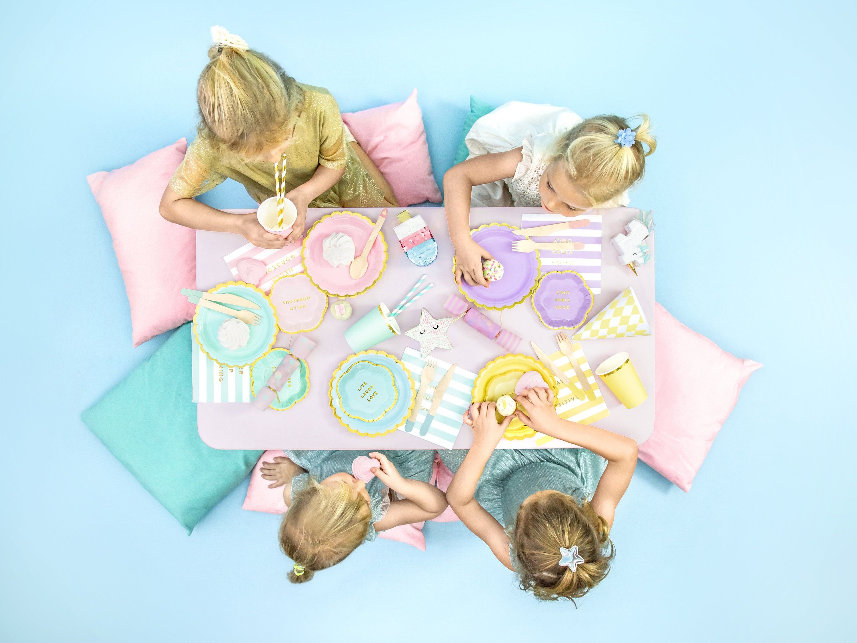 Pastel colours decorations