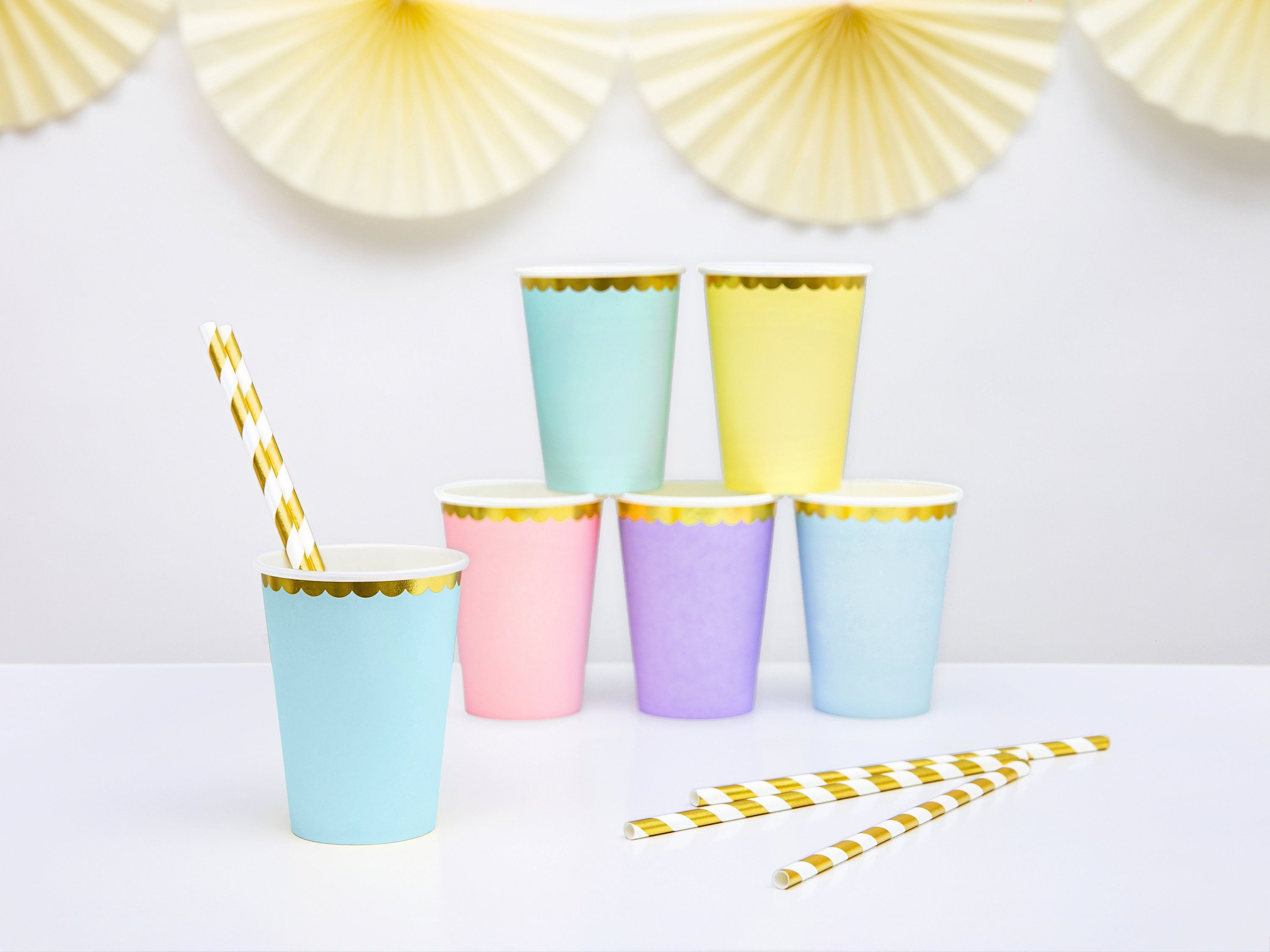 Pastel Colour Paper Cups