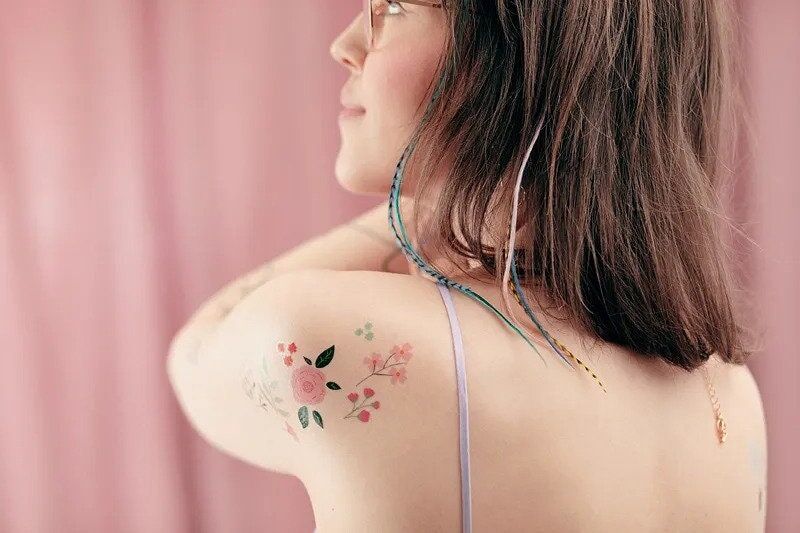 FLower Temporary Tattoos FLower Temporary Tattoos