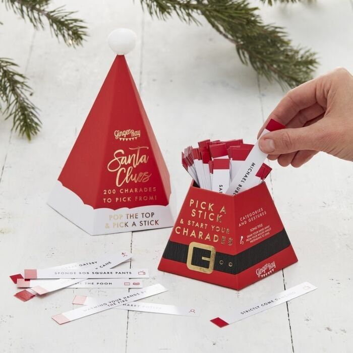 10 Santa Hat Glass Decorations Fill Your Own Advent Calendar