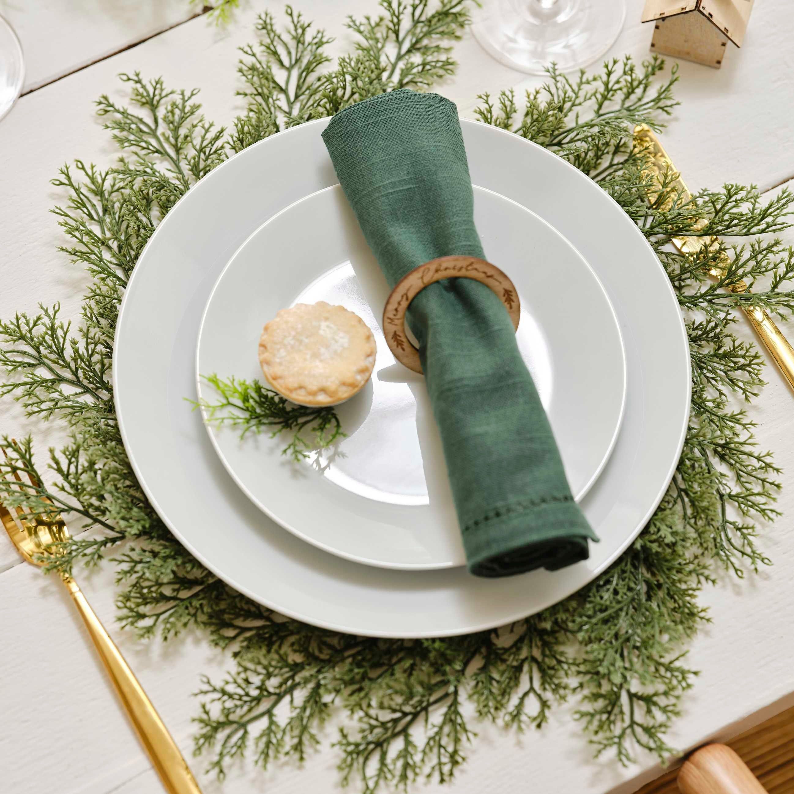 Wooden Christmas napkin ring Wooden Christmas napkin ring