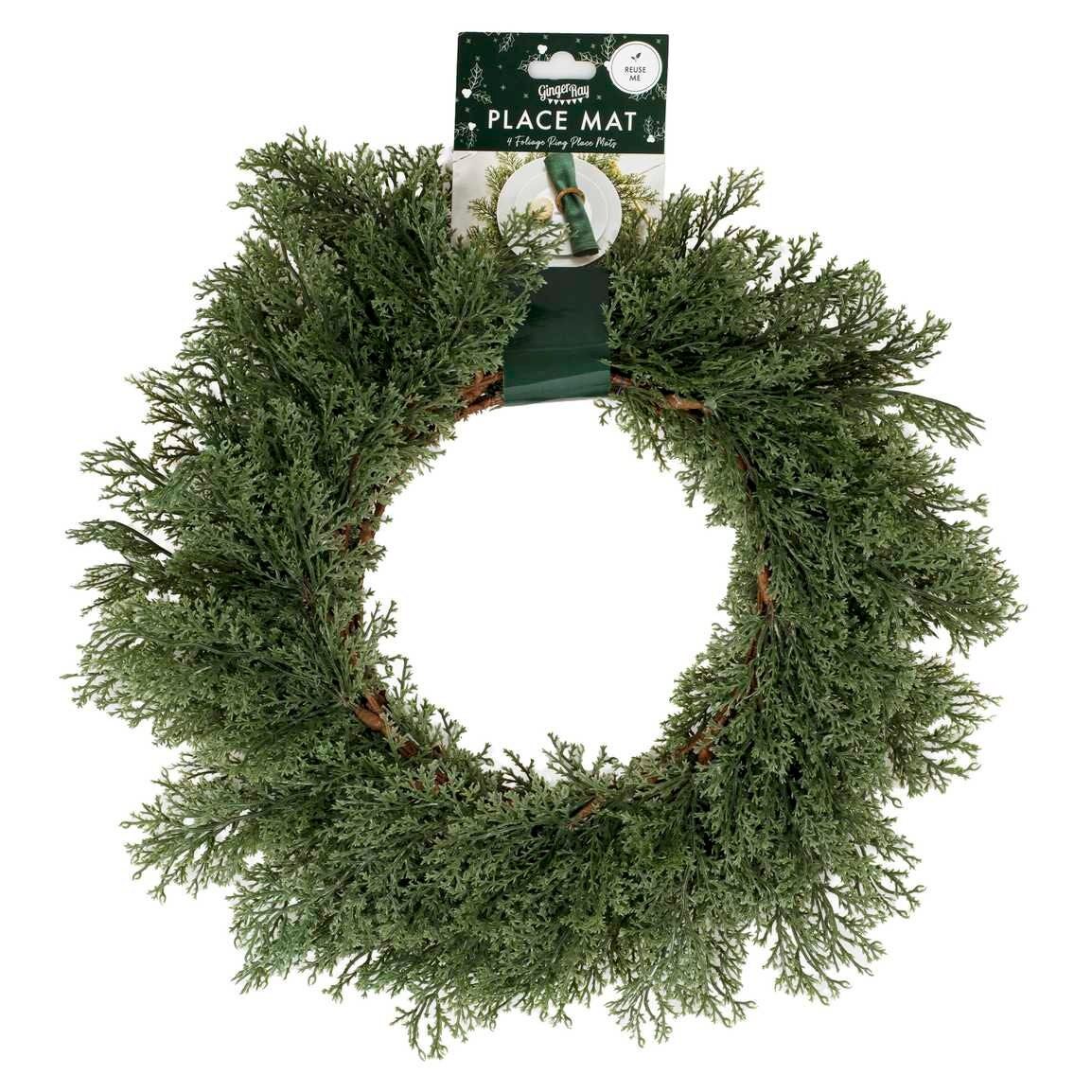 Wooden Christmas napkin ring Wreath Christmas Decorations