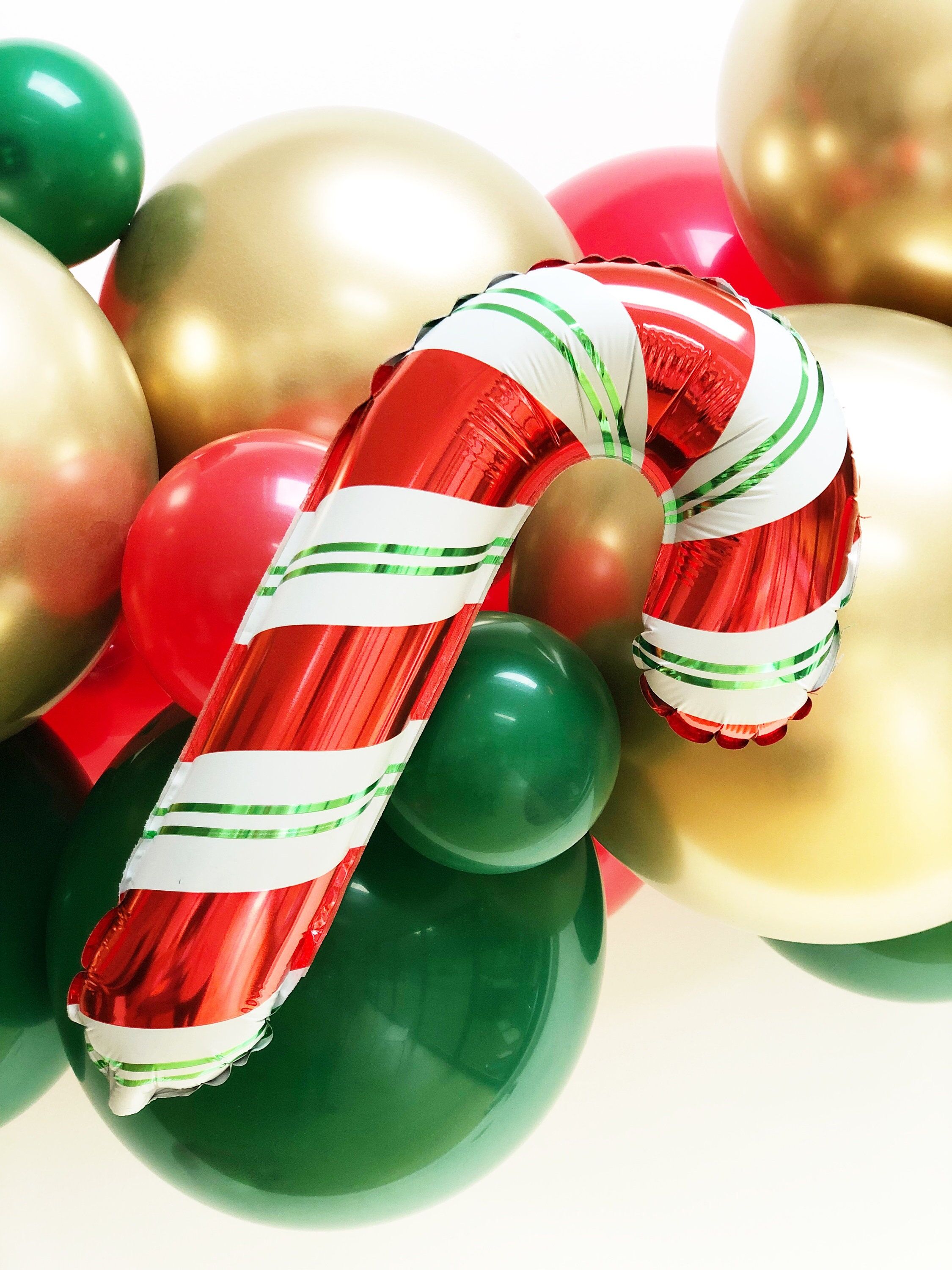 Christmas Balloon Garland Candy Cane Foil Balloon