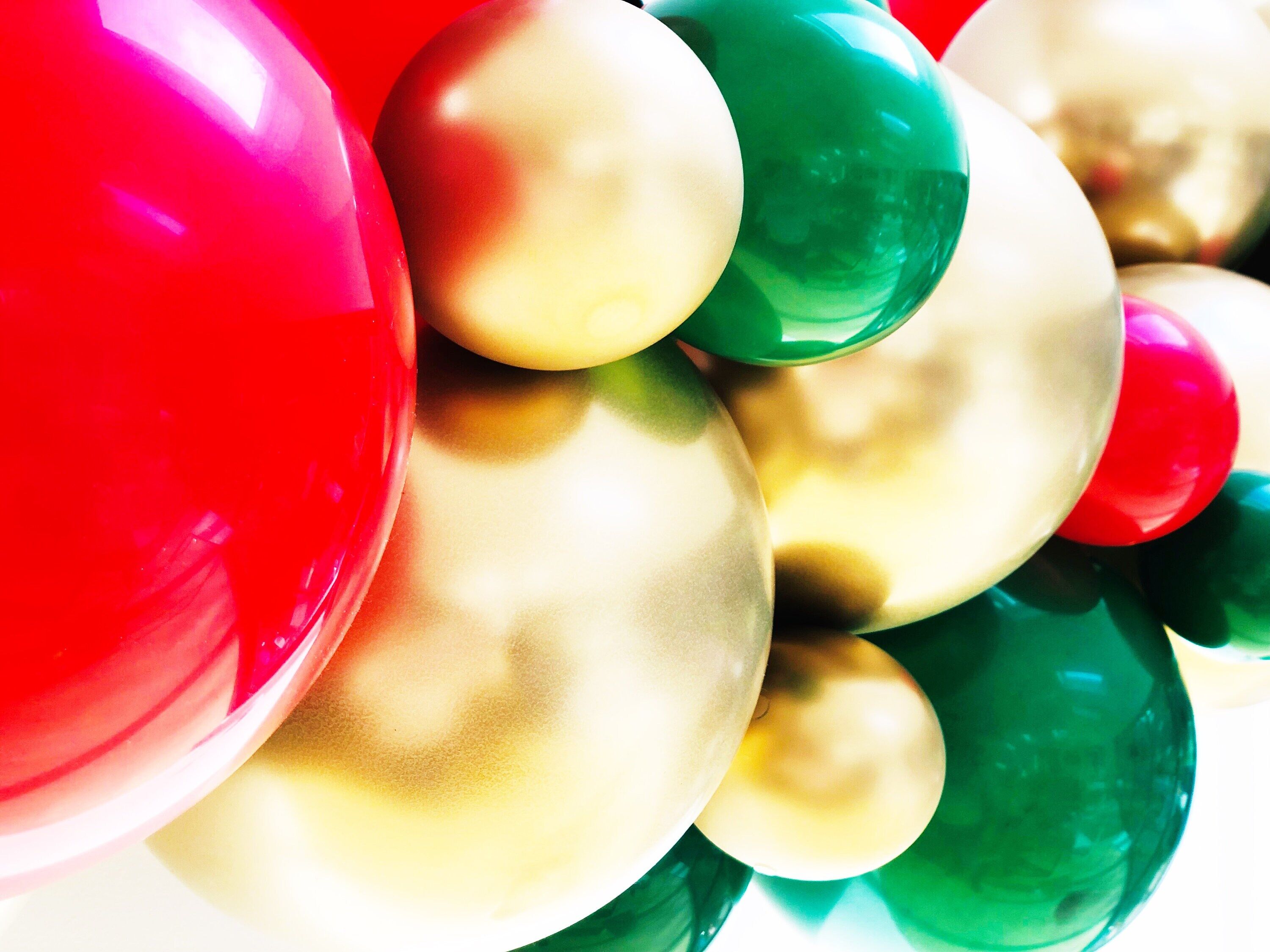 Christmas Balloon Garland Balloons Detail