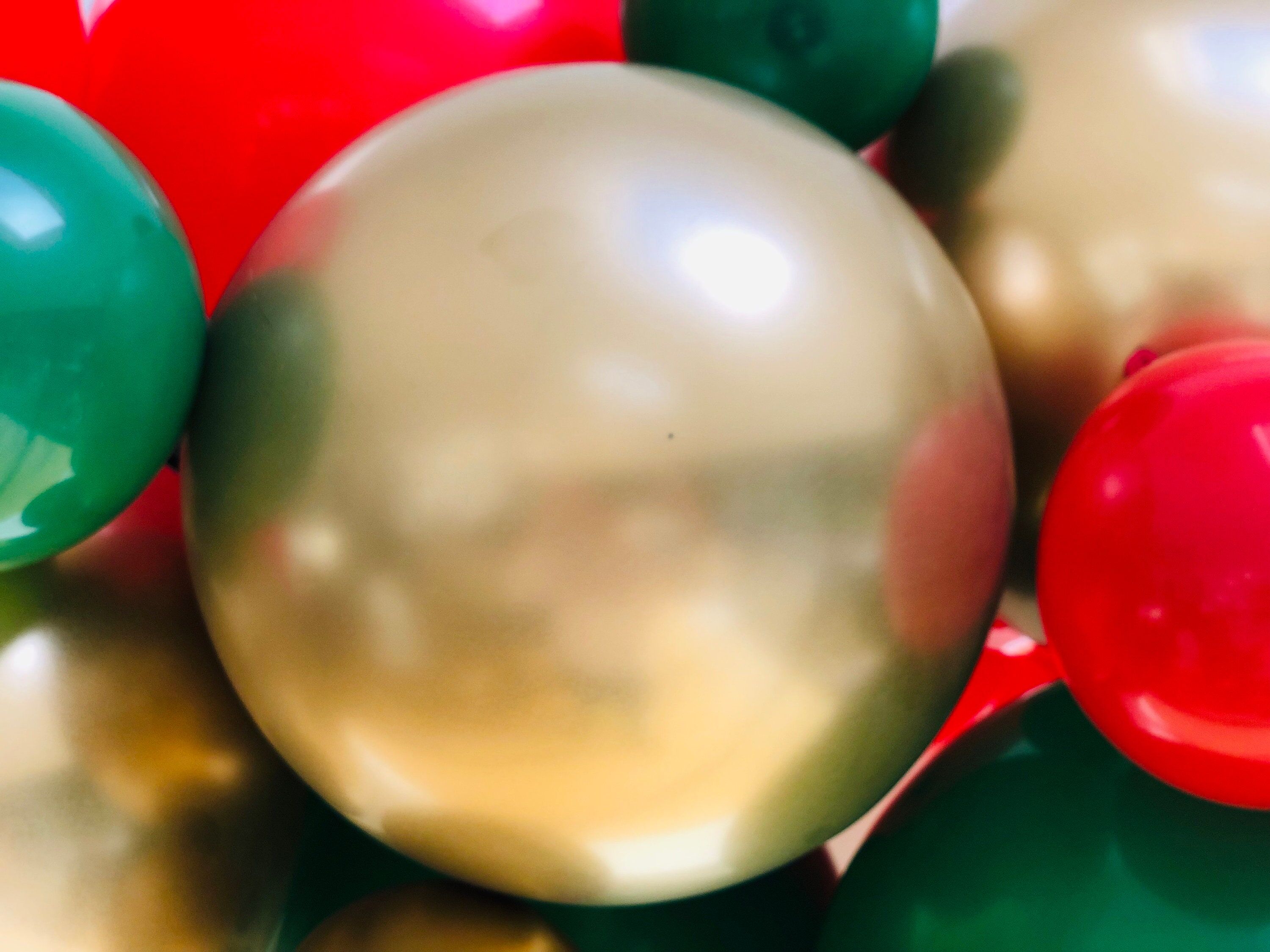 Christmas Balloon Garland Balloons Detail