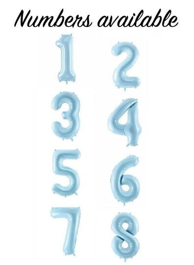 Toy Story Balloon Sculpture Blue Foil Number Balloons