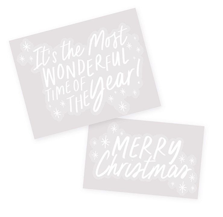 Merry Christmas Window Sticker Merry Christmas Window Sticker