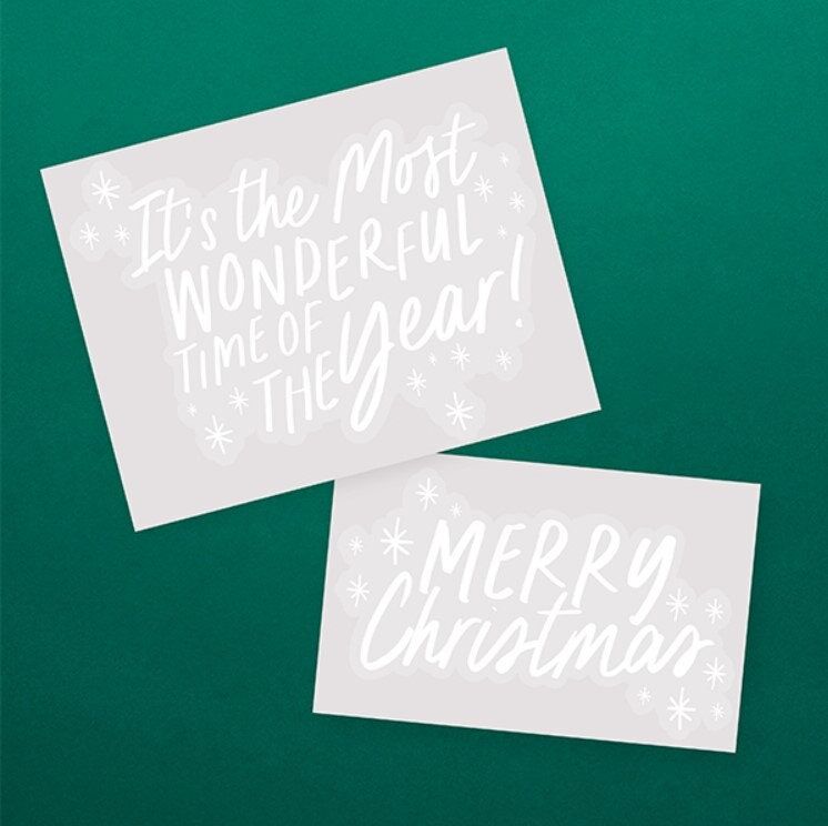 Merry Christmas Window Sticker Merry Christmas Window Sticker