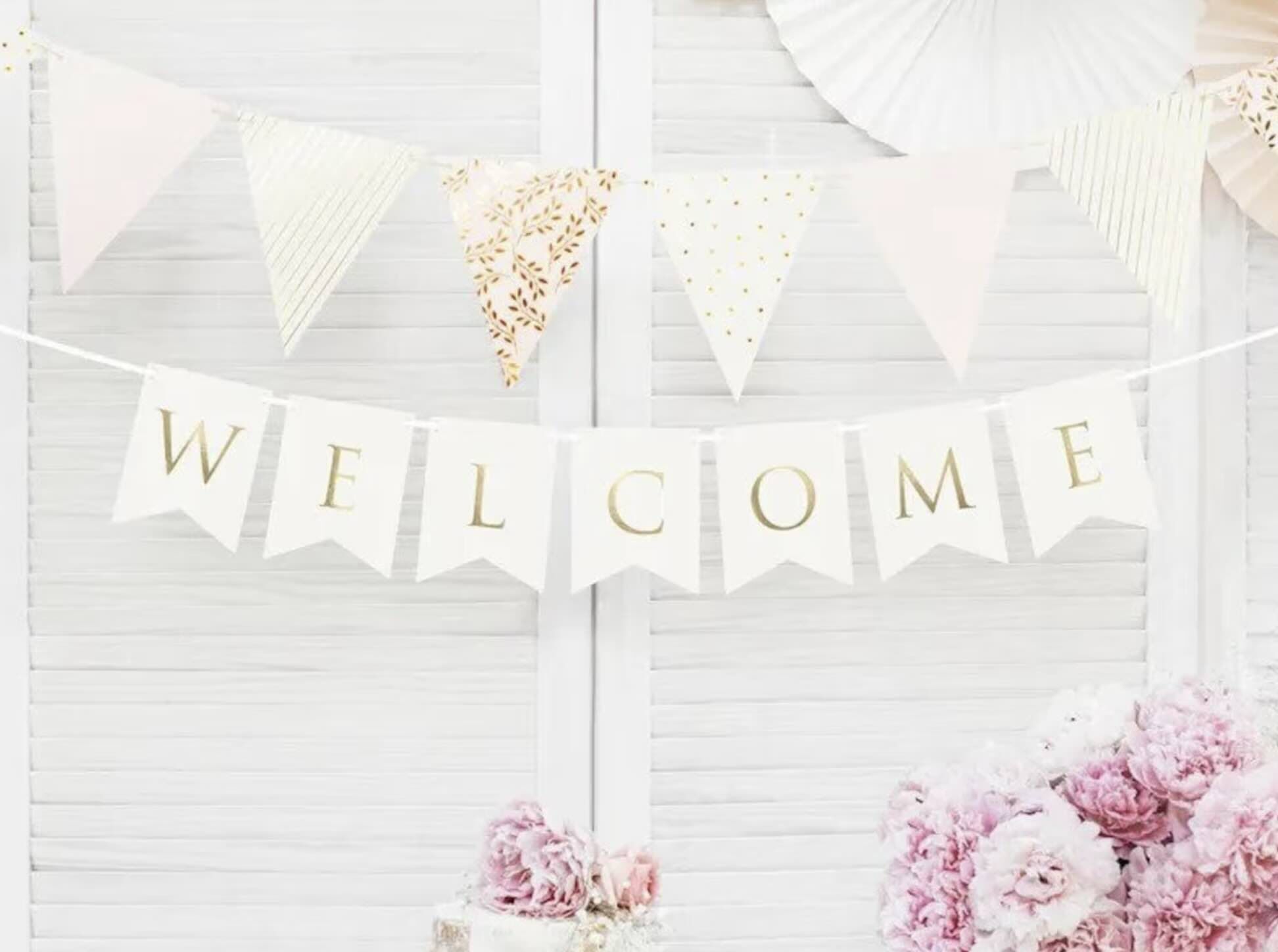 'Welcome' Banner