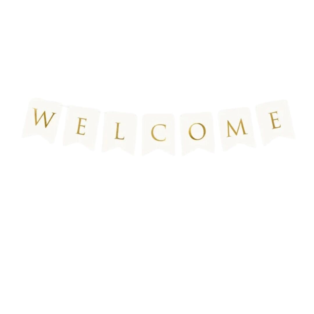'Welcome' Banner