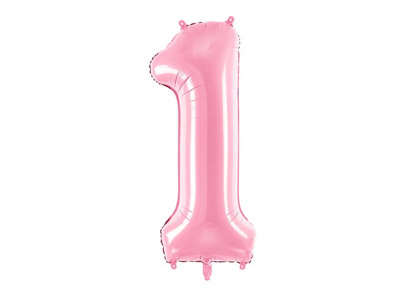 Pink Safari Balloon Sculpture Pink Number 1