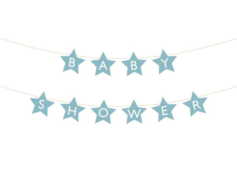 baby shower blue banner baby shower blue banner