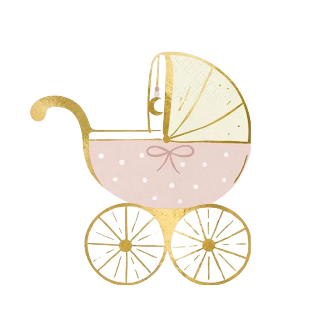 pink trolley napkins