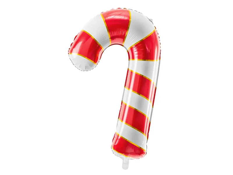 Red Candy Cane Foil Balloon Red Candy Cane Foil Balloon