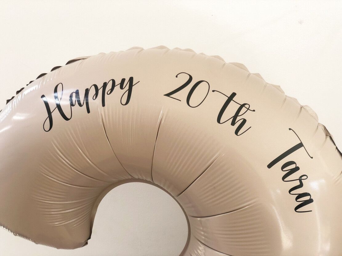 Purple Double Digit Balloon Sculpture