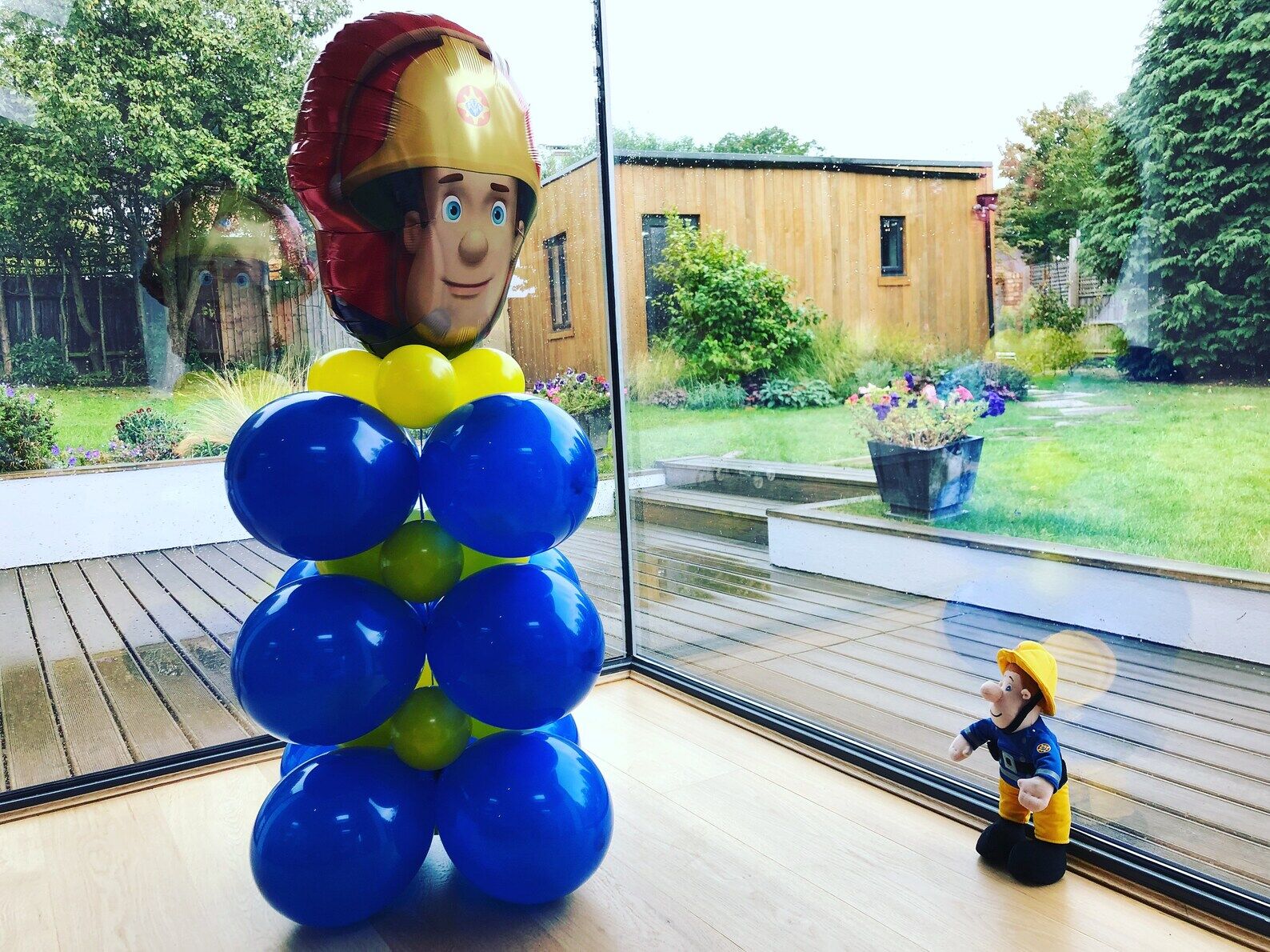 Fireman Sam Balloon Display