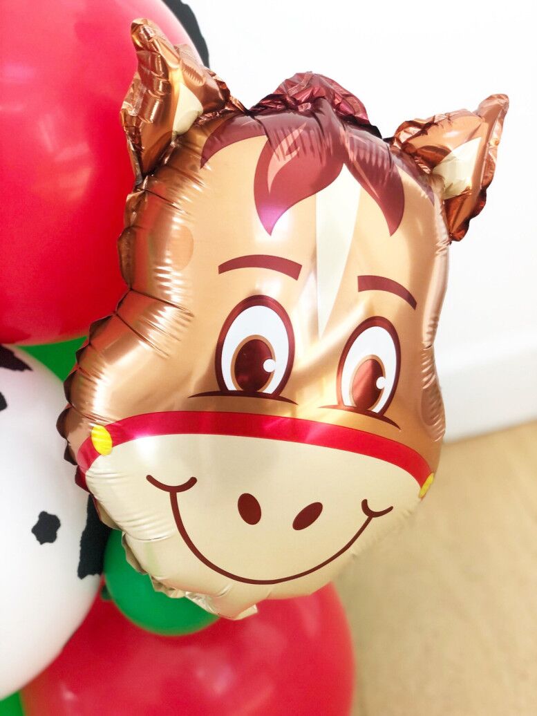 DIY Green Farm Balloon Sculpture