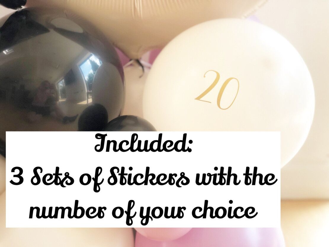 Purple Double Digit Balloon Sculpture