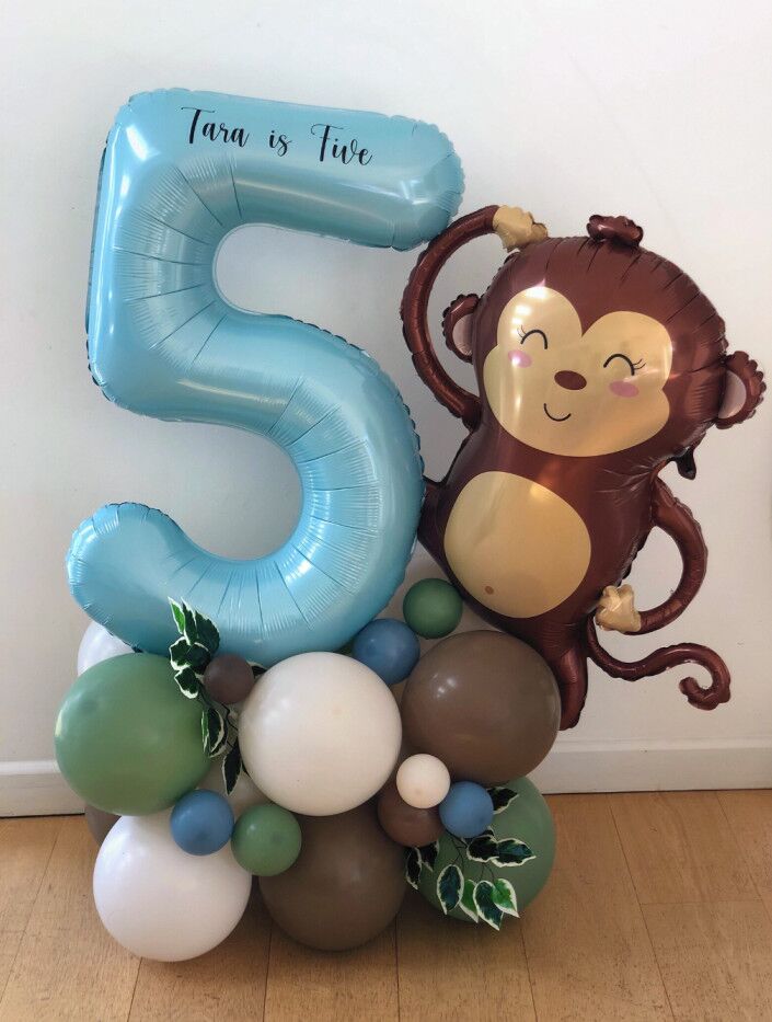 DIY Large Monkey Balloon Sculpture