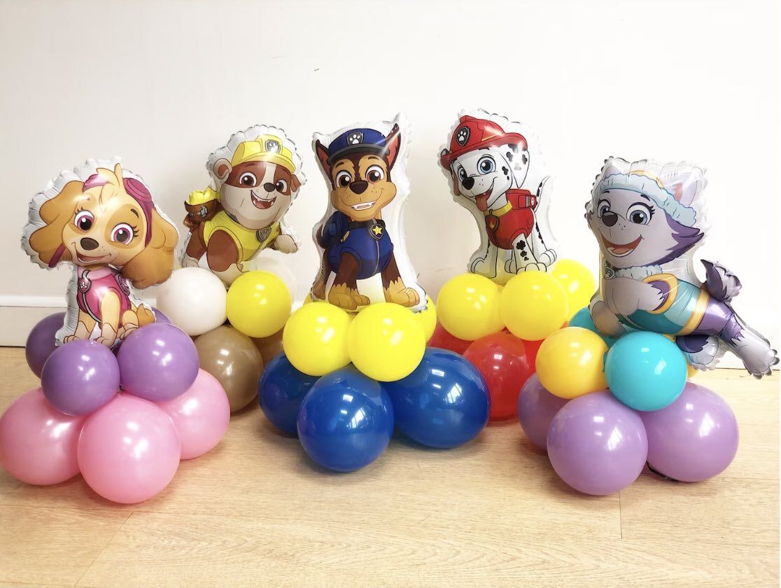Mini Paw Patrol Balloon Sculptures