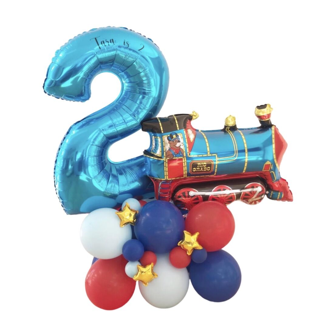 DIY Large Train Sculpture