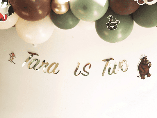 Personalised Gruffalo Birthday Banner Personalised Gruffalo Birthday Banner