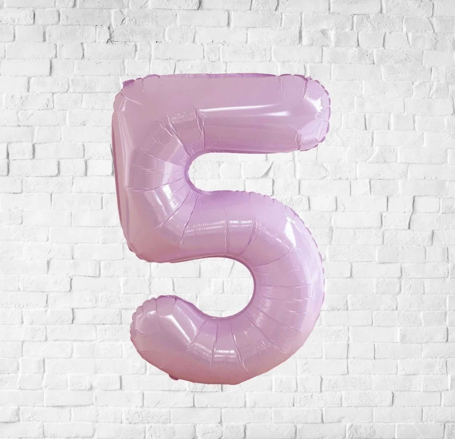 Giant Pastel Purple Number Balloon