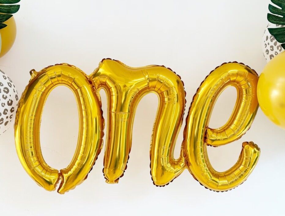 Safari One Balloon Bunting