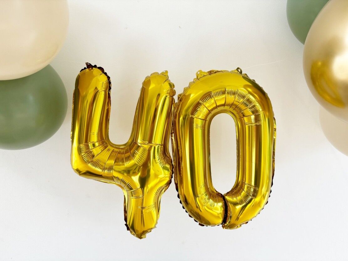 Any Number Sage Green Balloon Bunting