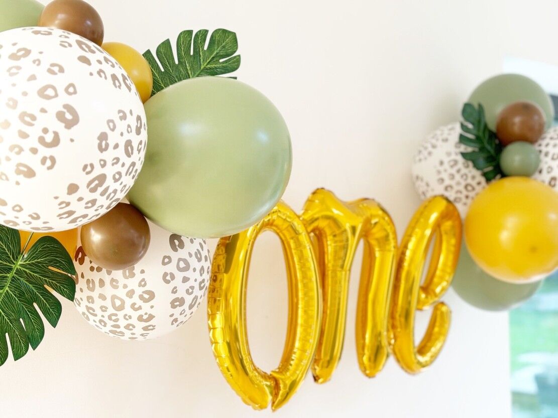 Safari One Balloon Bunting