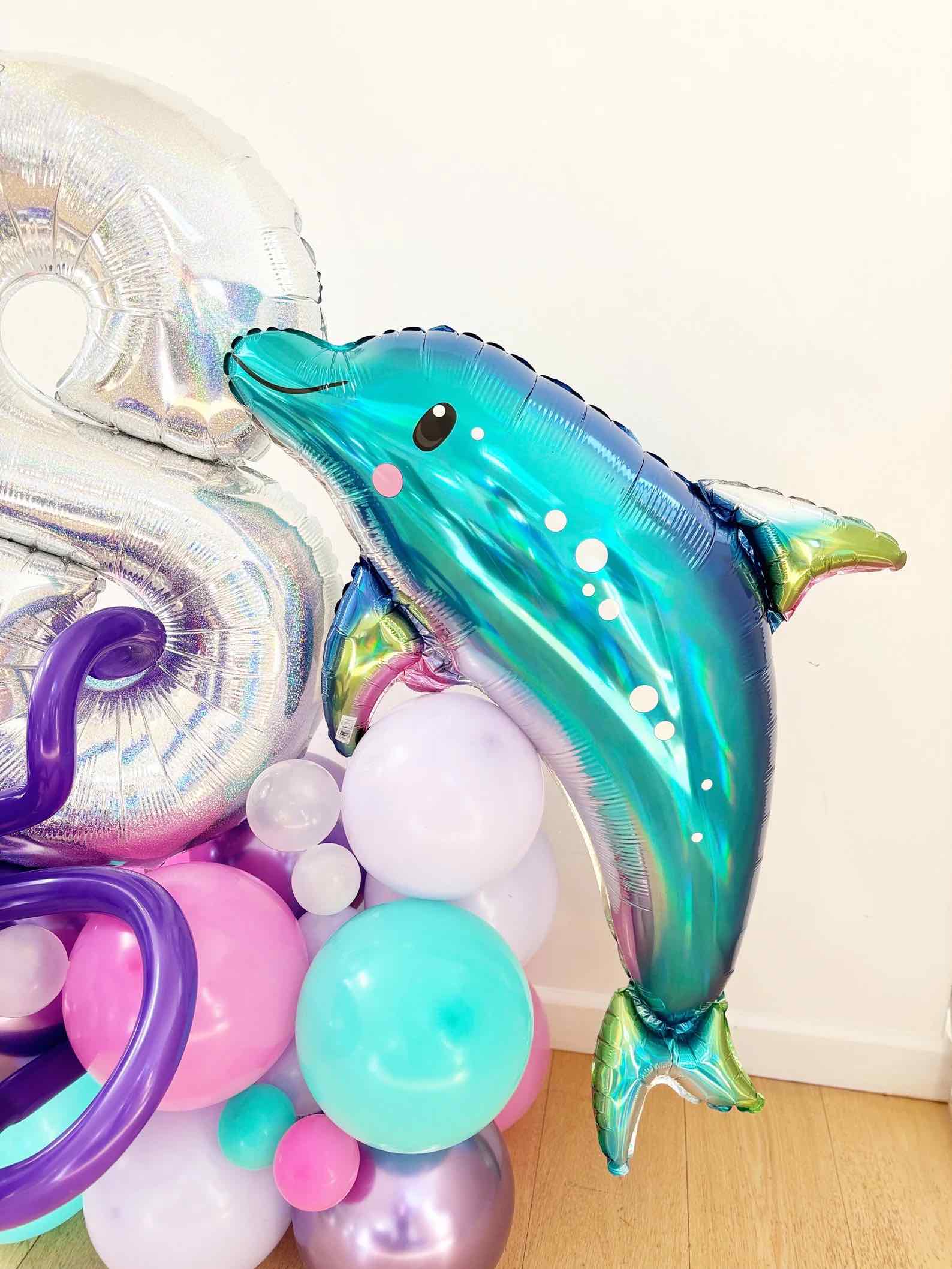 Under The Sea Dolphin Balloon Sculpture