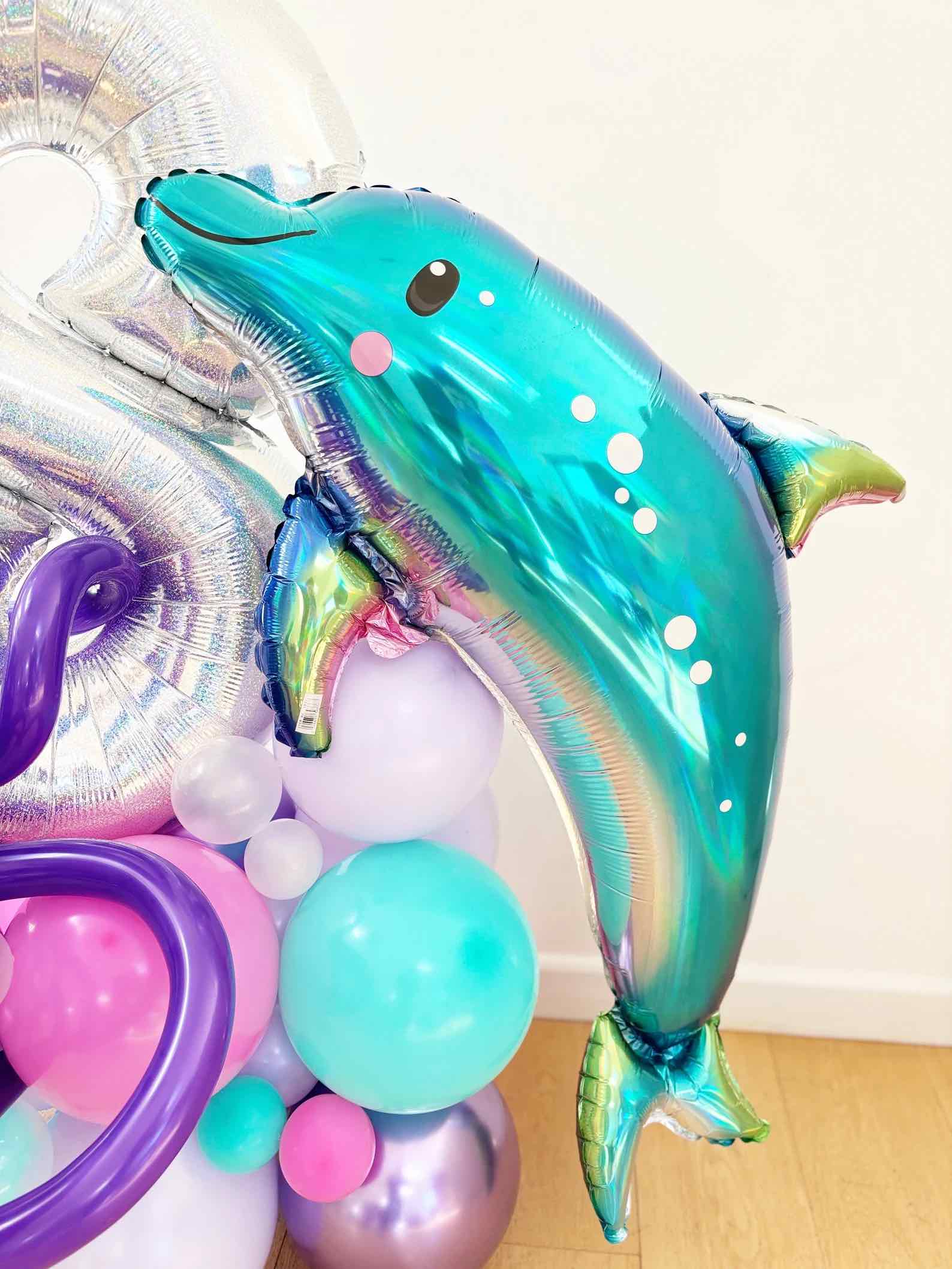 Under The Sea Dolphin Balloon Sculpture