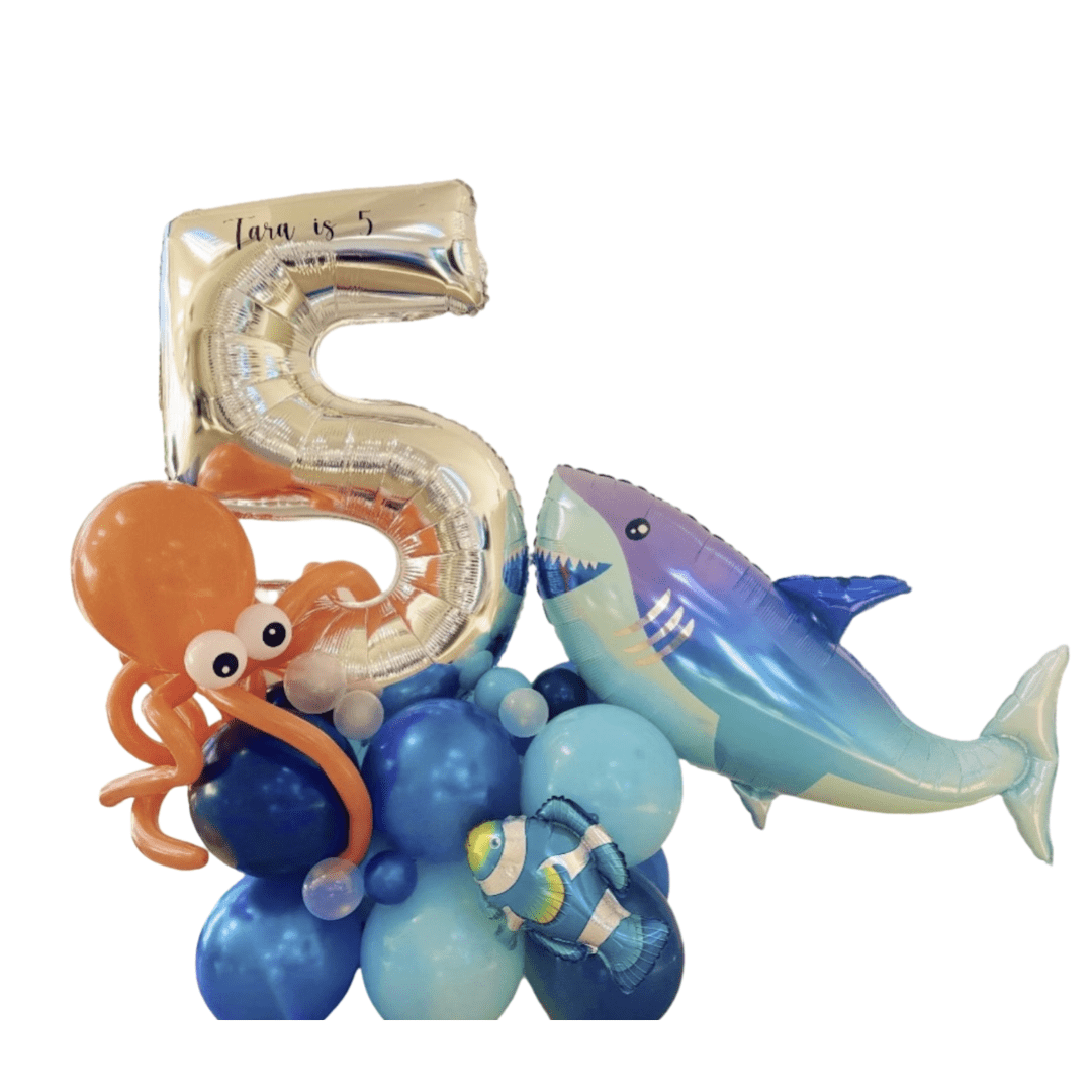 Under The Sea Shark Balloon Sculpture