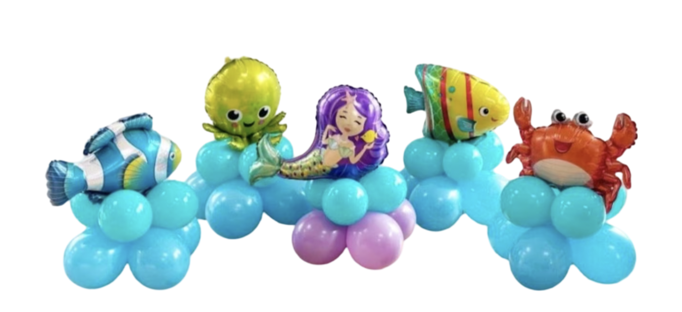 DIY Mini Under the Sea Balloon Sculptures