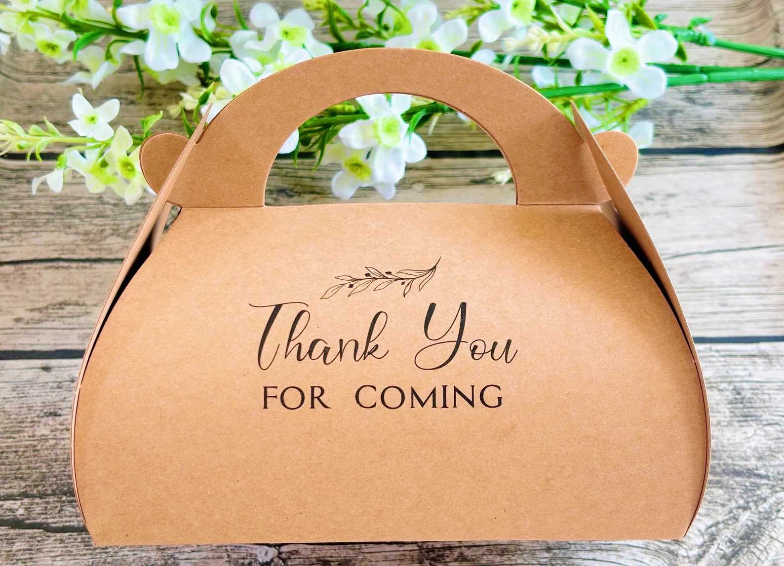 Kraft 'Thank You' Boxes