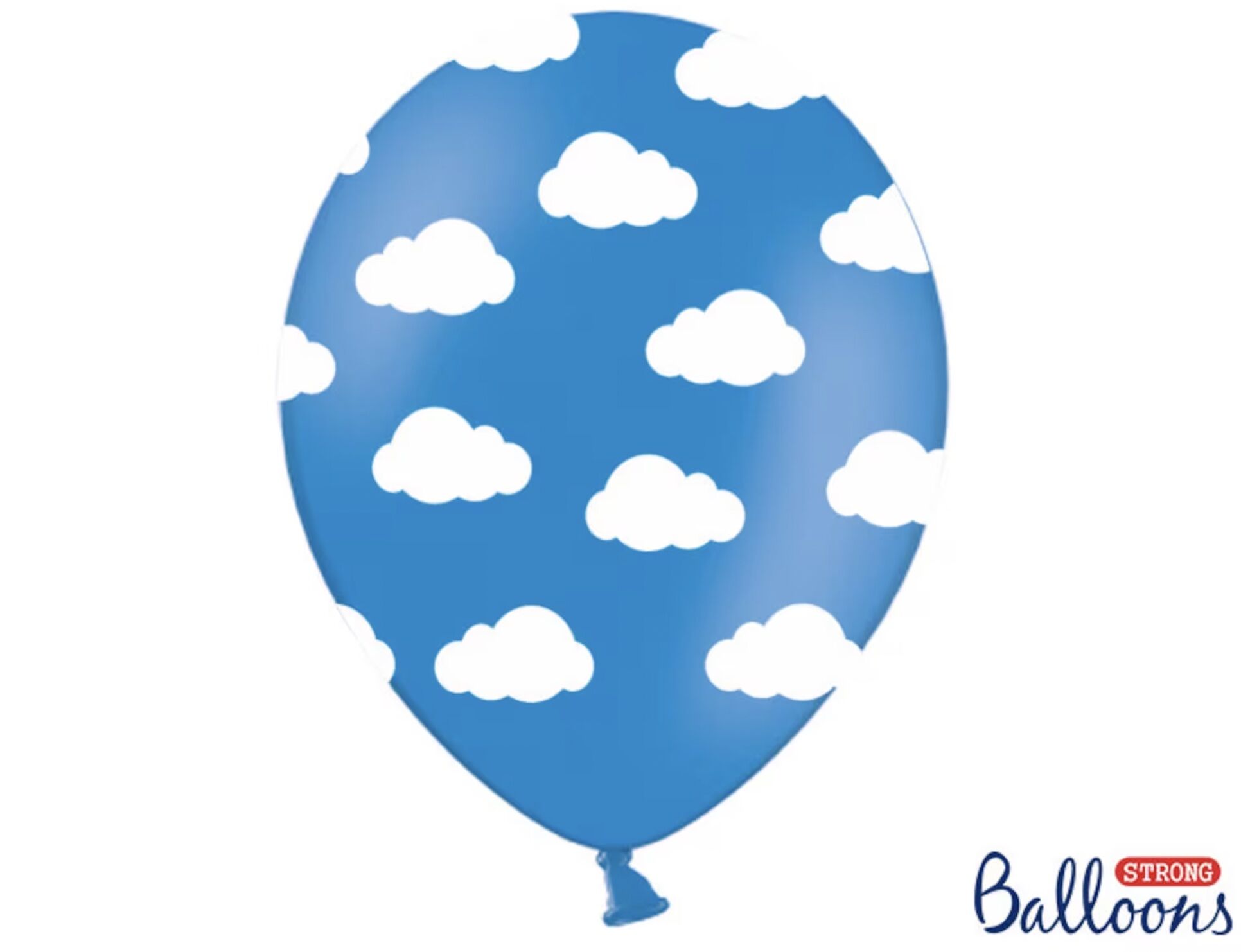 Blue Cloud Latex Balloons