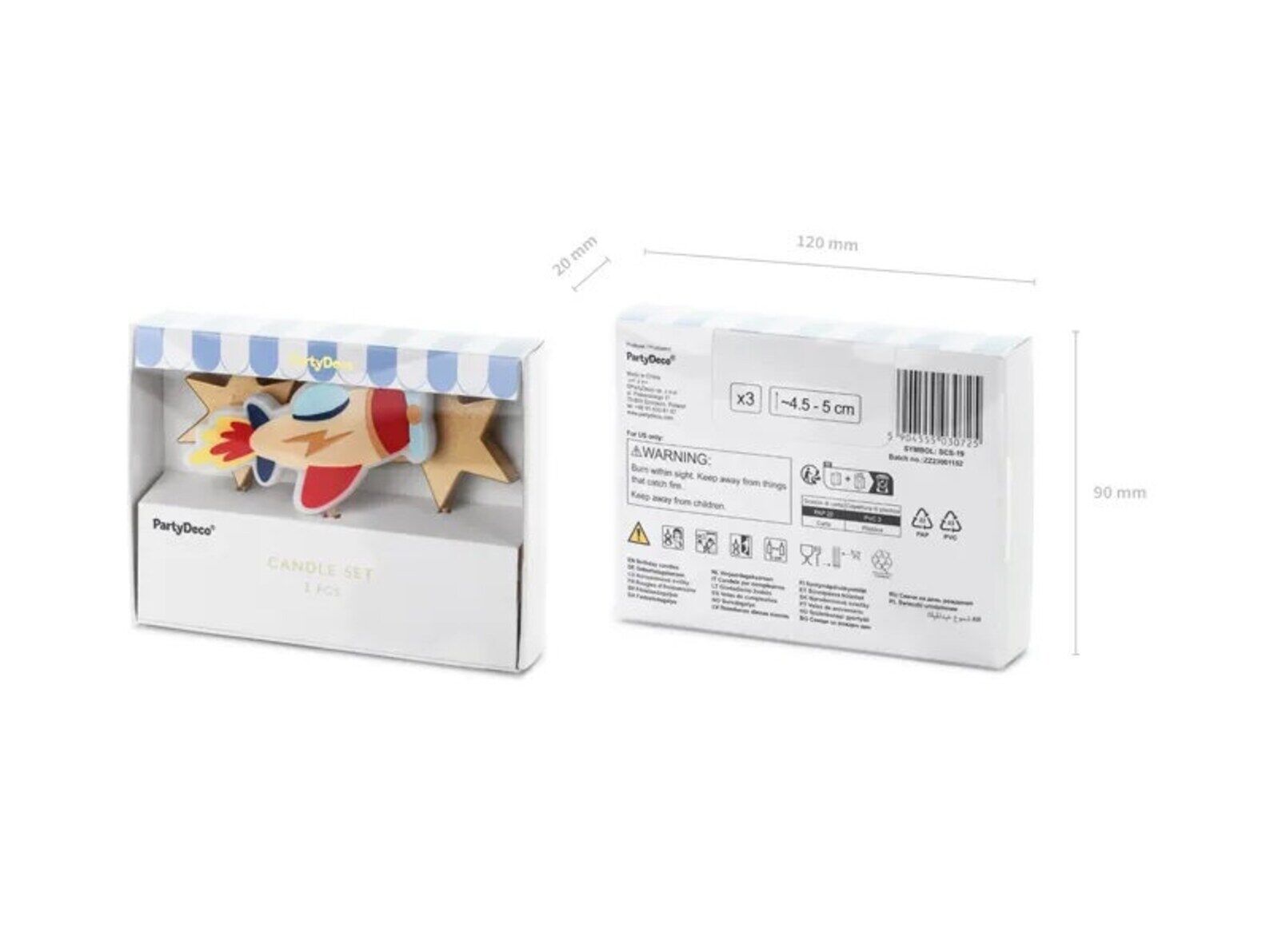 Airplane Birthday Candles