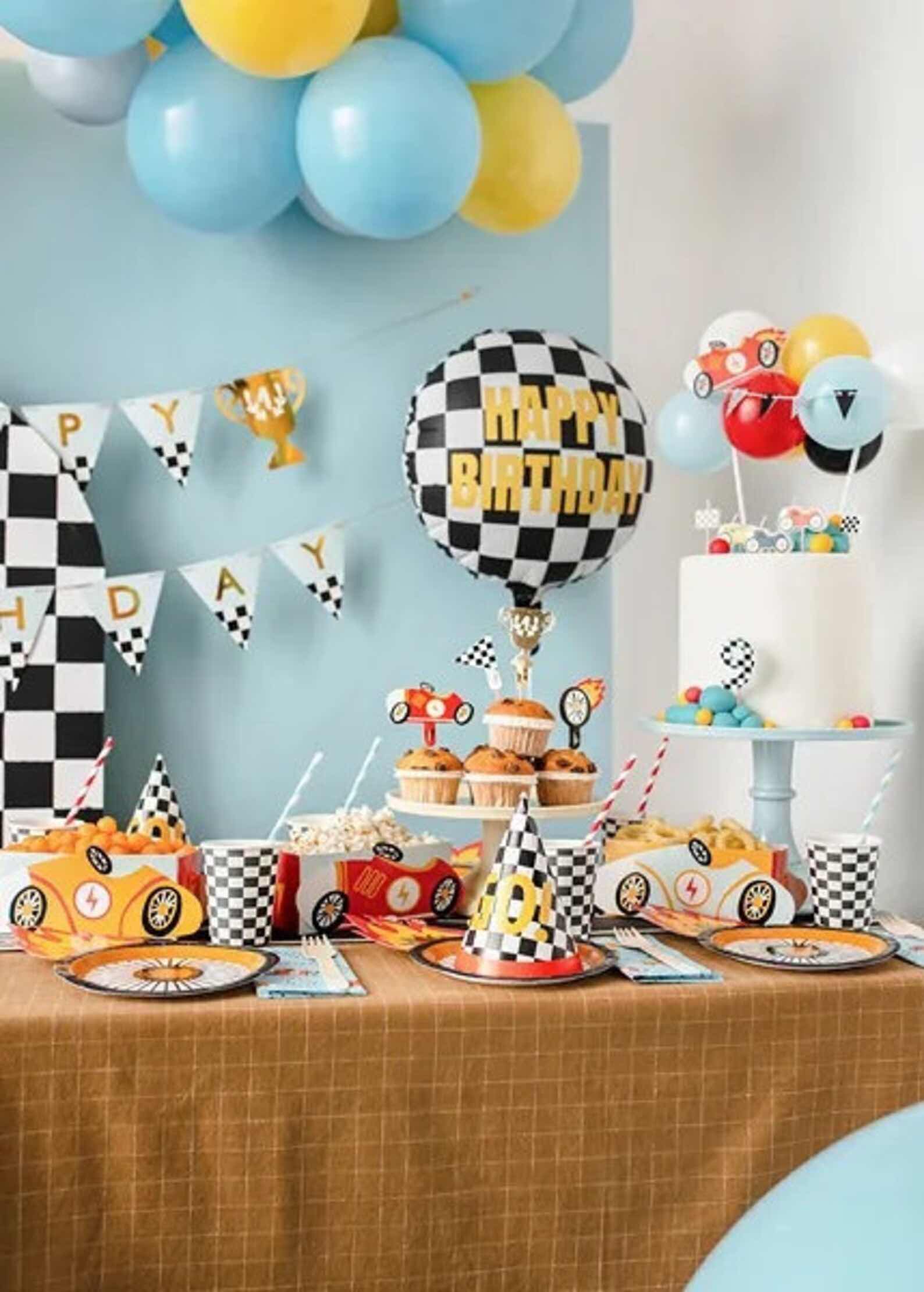 Racing Car Paper Plates