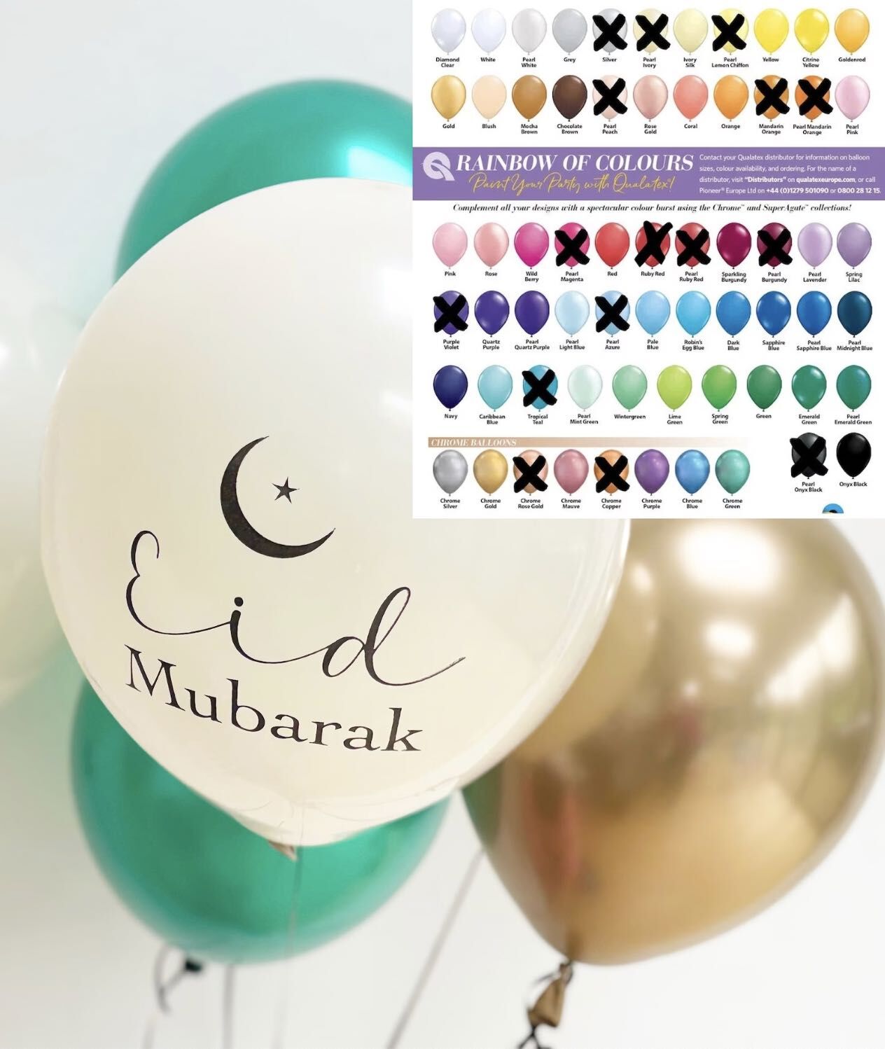 Eid Mubarak Balloons