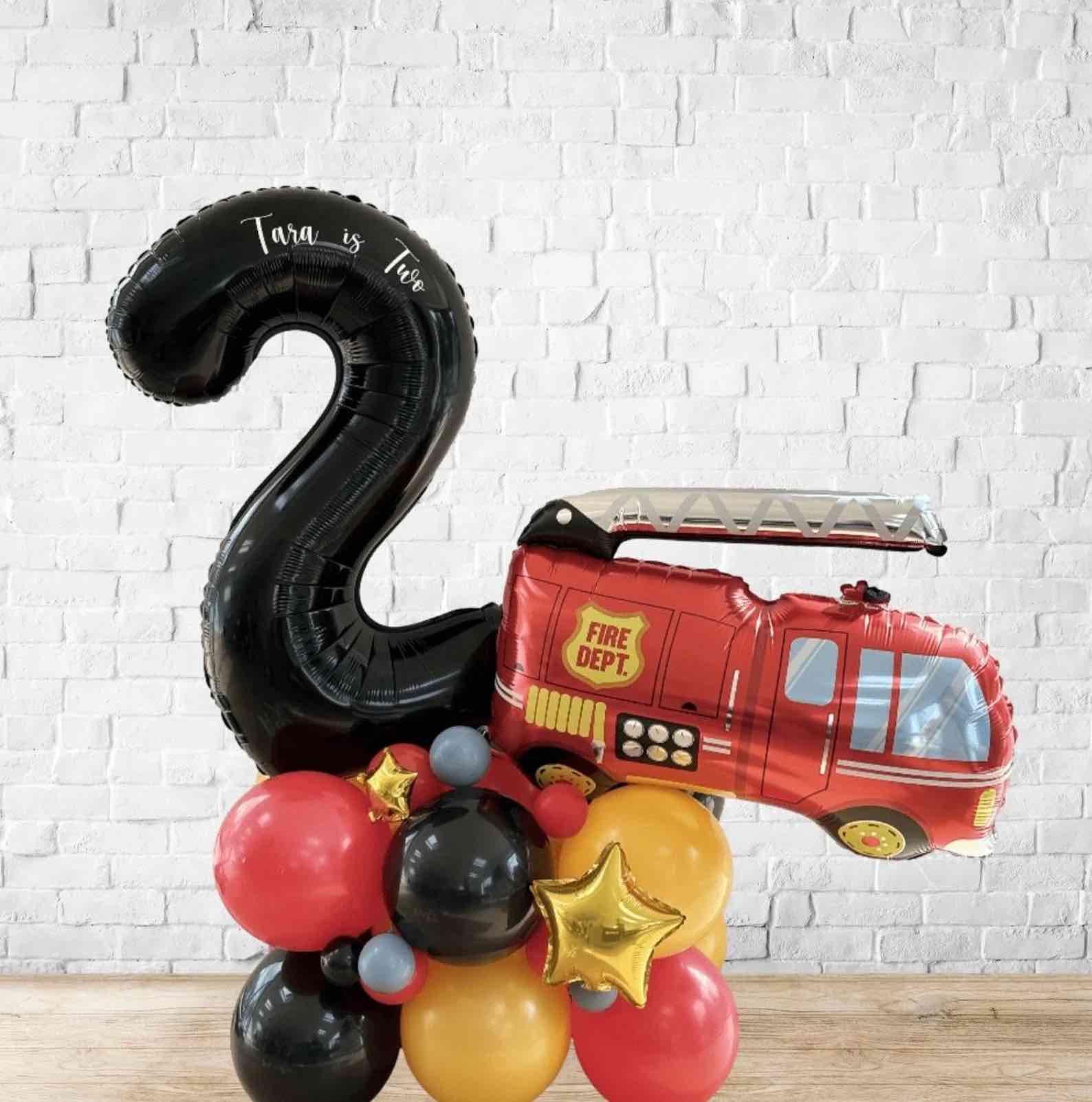 Fire Engine Balloon Sculpture