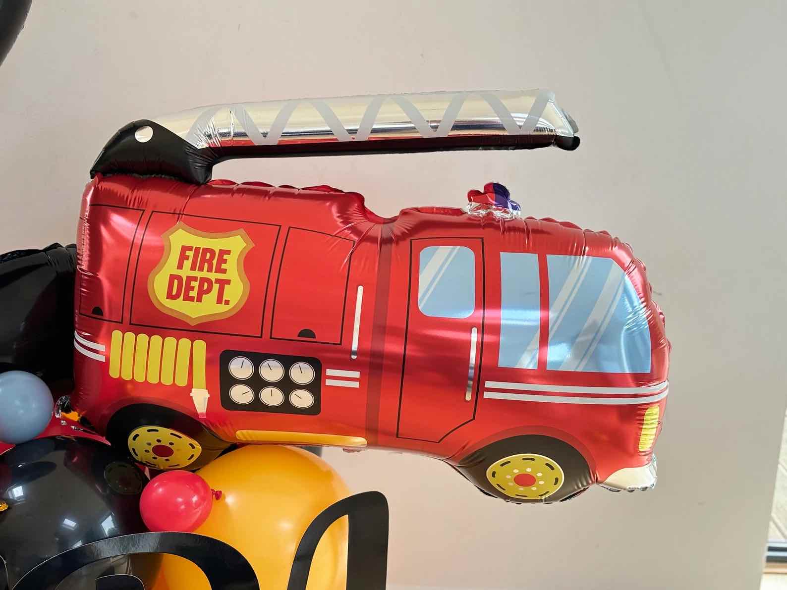 Fire Engine Balloon Sculpture